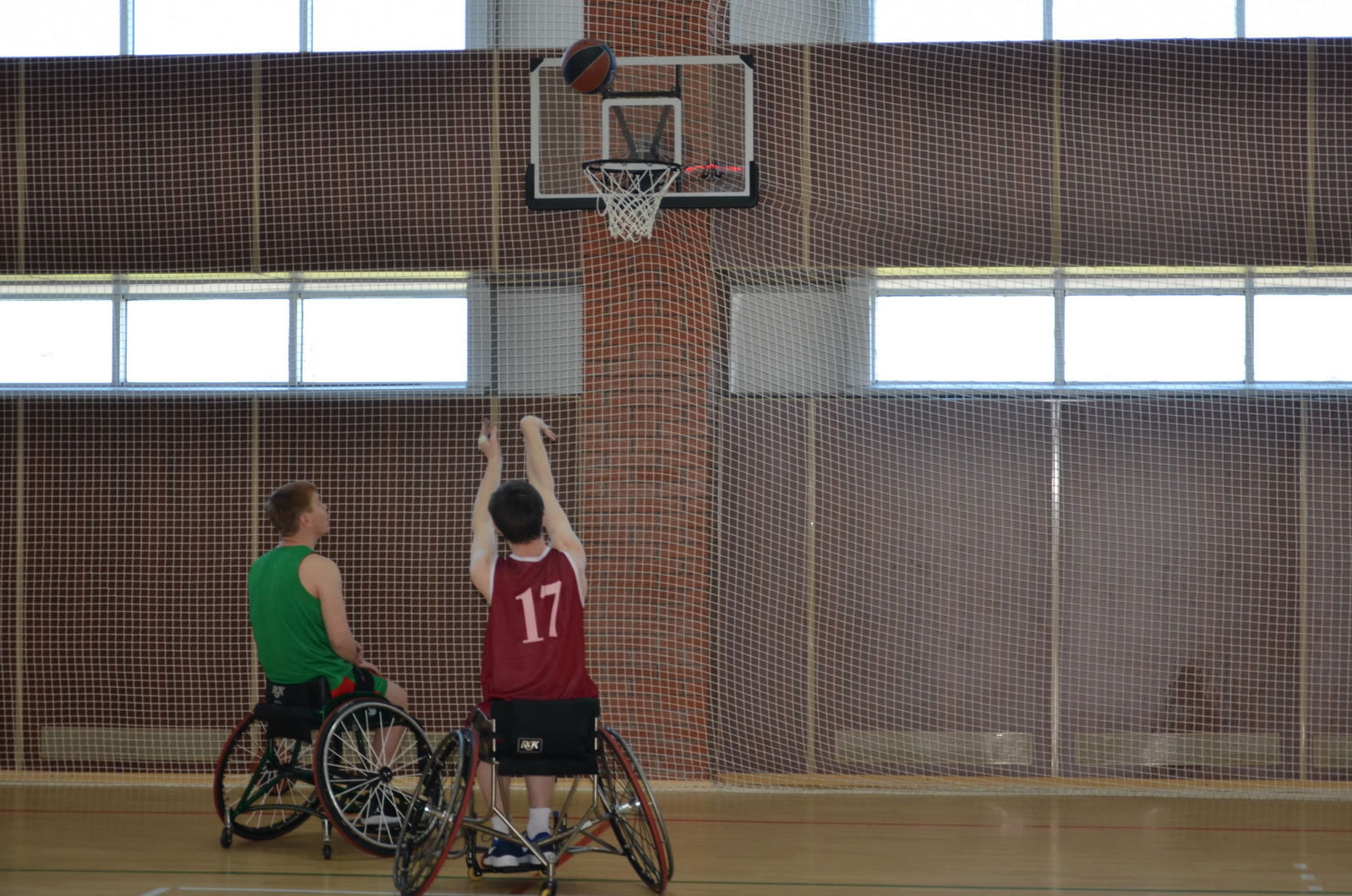 Баскетбол на колясках на УТС в Парамоново
