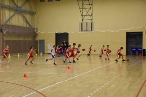 Спортсмены баскетбольной академии «Первый шаг» на ТМ в «Парамоново».